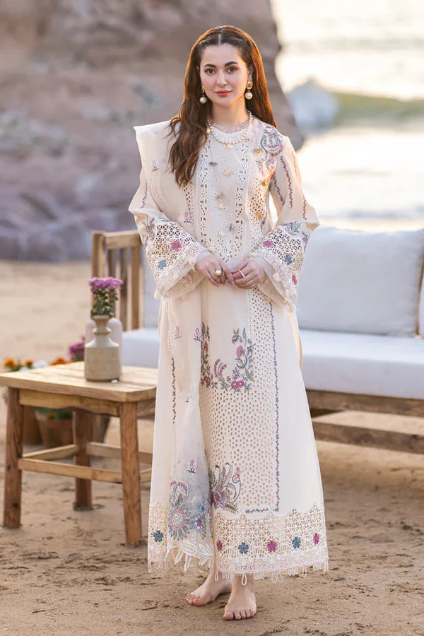 Tanabana Premium Lawn Embroidered 3pc suit MC 1003